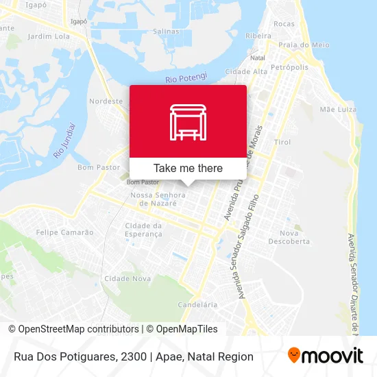 Rua Dos Potiguares, 2300 | Apae map