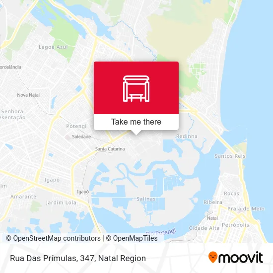 Rua Das Prímulas, 347 map