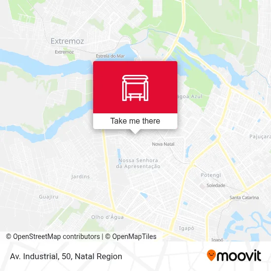 Av. Industrial, 50 map