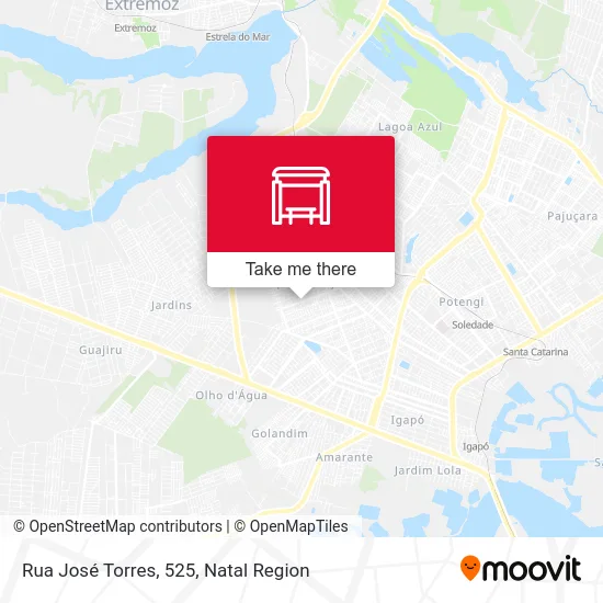 Rua José Torres, 525 map