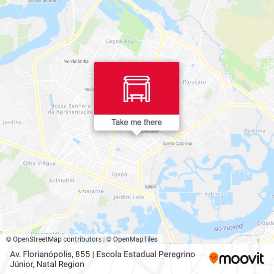 Av. Florianópolis, 855 | Escola Estadual Peregrino Júnior map