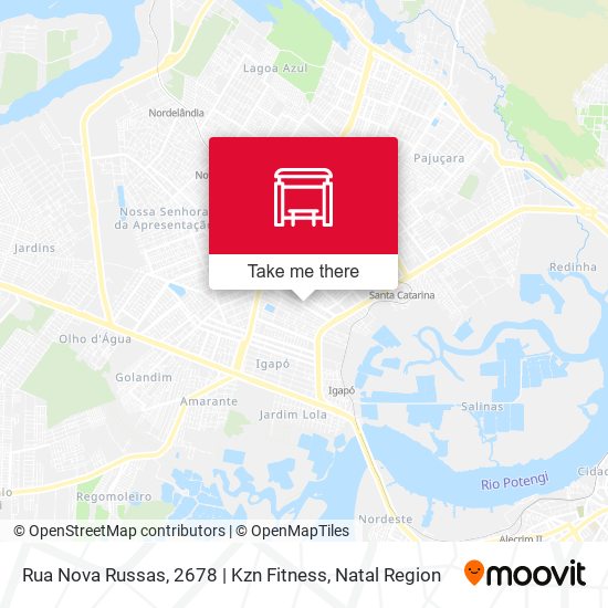 Rua Nova Russas, 2678 | Kzn Fitness map