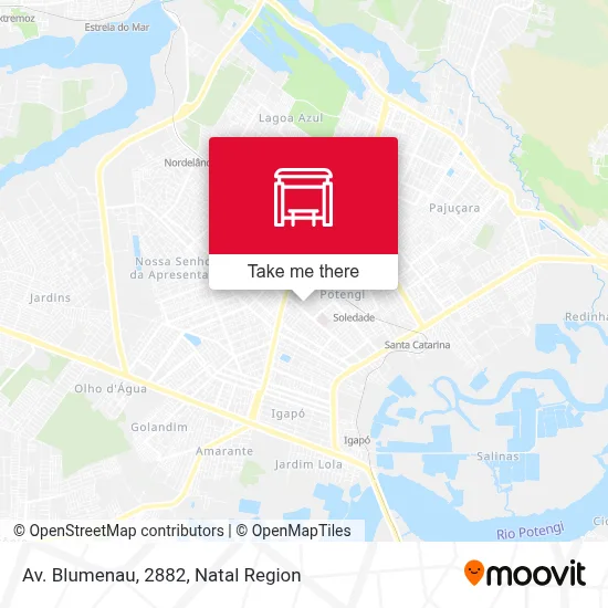 Av. Blumenau, 2882 map