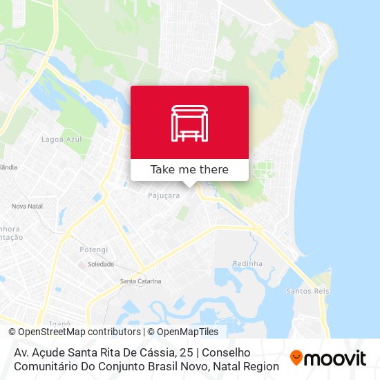 Av. Açude Santa Rita De Cássia, 25 | Conselho Comunitário Do Conjunto Brasil Novo map