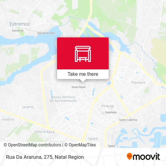 Rua Da Araruna, 275 map