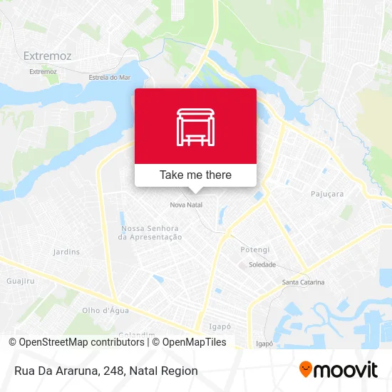 Rua Da Araruna, 248 map