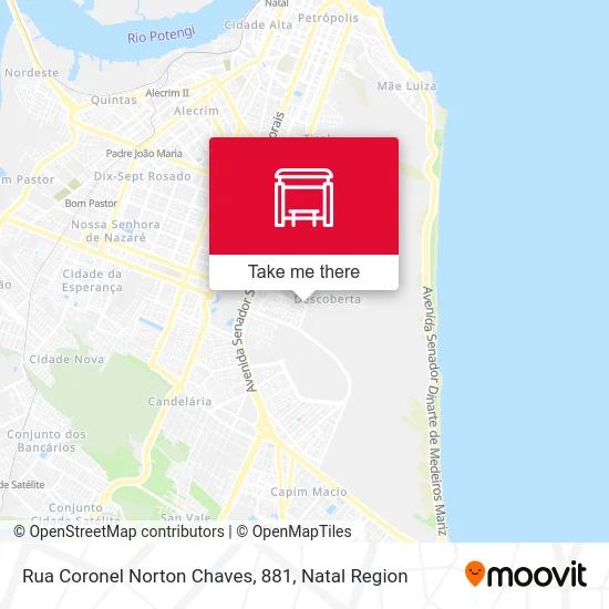 Rua Coronel Norton Chaves, 881 map