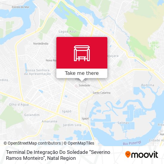 Terminal De Integração Do Soledade “Severino Ramos Monteiro” map