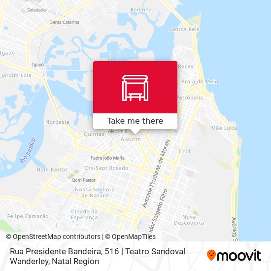 Rua Presidente Bandeira, 516 | Teatro Sandoval Wanderley map