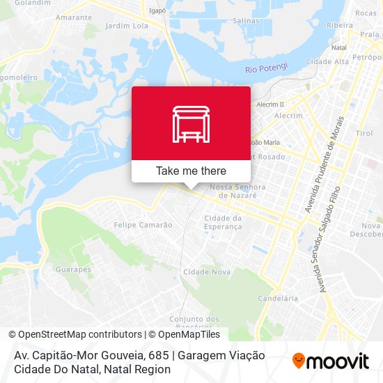 Av. Capitão-Mor Gouveia, 685 | Garagem Viação Cidade Do Natal map