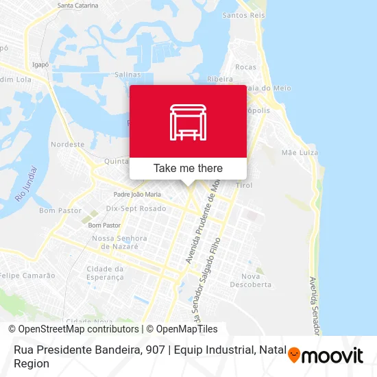 Rua Presidente Bandeira, 907 | Equip Industrial map