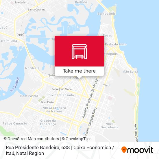 Rua Presidente Bandeira, 638 | Caixa Econômica / Itaú map