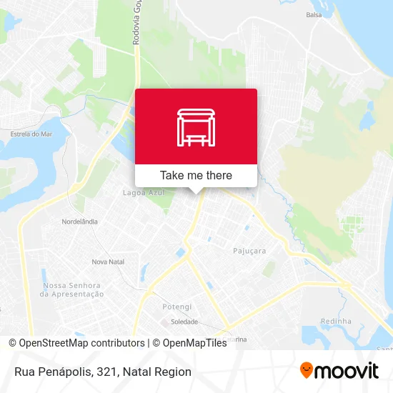 Rua Penápolis, 321 map