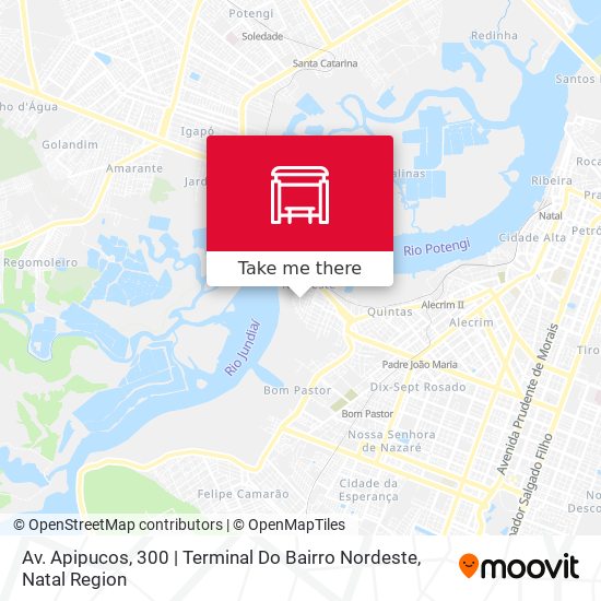 Av. Apipucos, 300 | Terminal Do Bairro Nordeste map