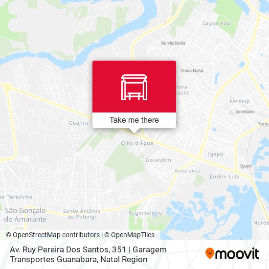 Av. Ruy Pereira Dos Santos, 351 | Garagem Transportes Guanabara map