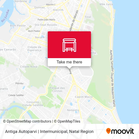 Antiga Autoparvi | Intermunicipal map