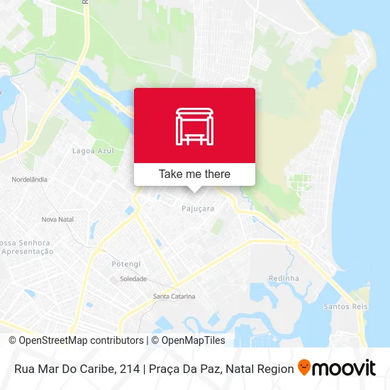 Rua Mar Do Caribe, 214 | Praça Da Paz map
