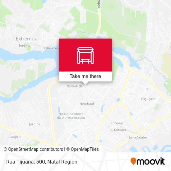 Rua Tijuana, 500 map