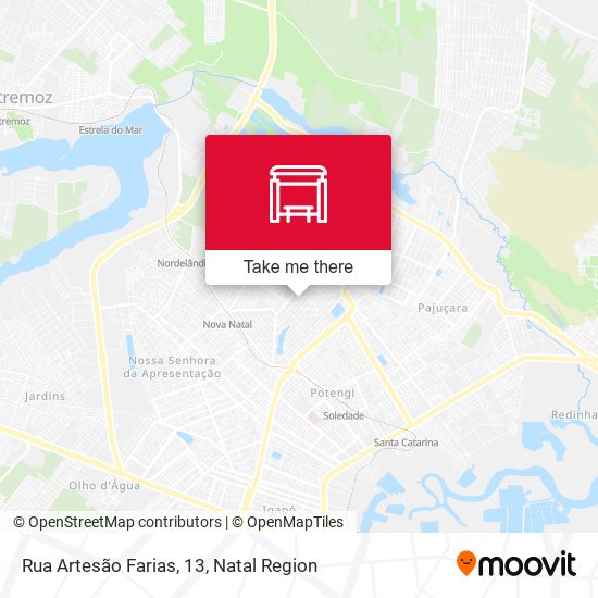 Rua Artesão Farias, 13 map