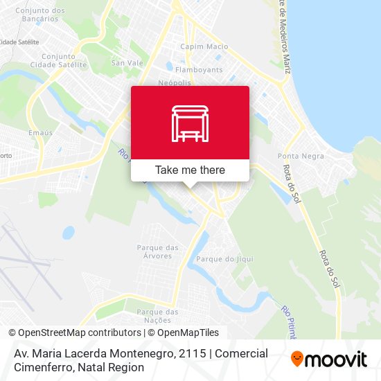 Av. Maria Lacerda Montenegro, 2115 | Comercial Cimenferro map