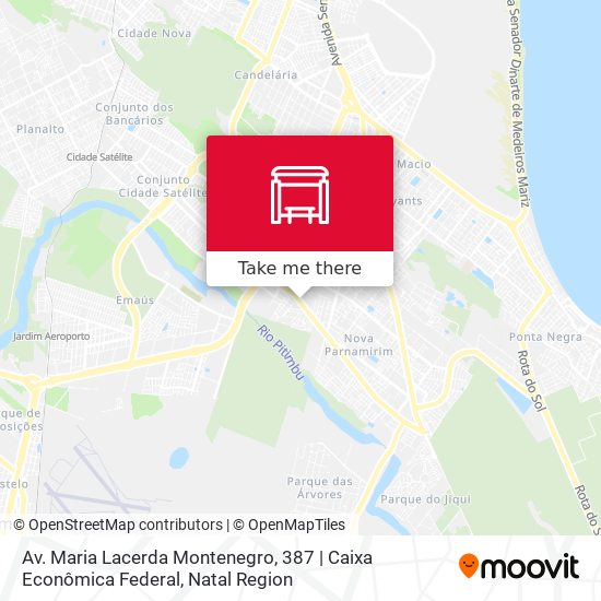 Av. Maria Lacerda Montenegro, 387 | Caixa Econômica Federal map