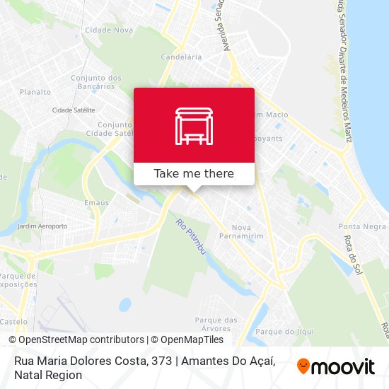 Rua Maria Dolores Costa, 373 | Amantes Do Açaí map