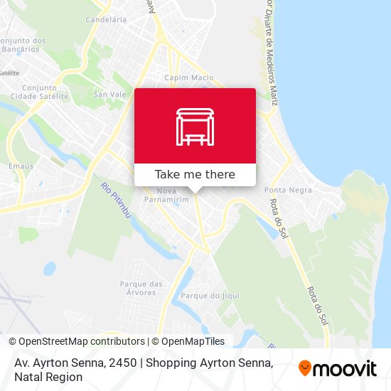 Av. Ayrton Senna, 2450 | Shopping Ayrton Senna map