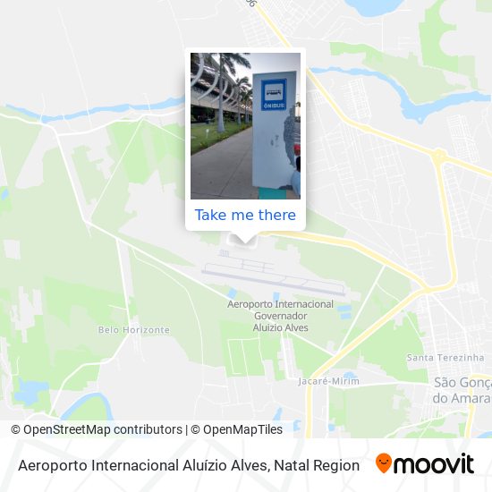 Aeroporto Internacional Aluízio Alves map