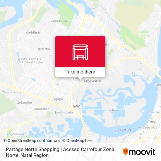 Partage Norte Shopping | Acesso Carrefour Zona Norte map