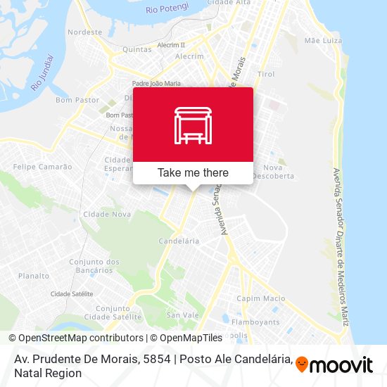 Av. Prudente De Morais, 5854 | Posto Ale Candelária map