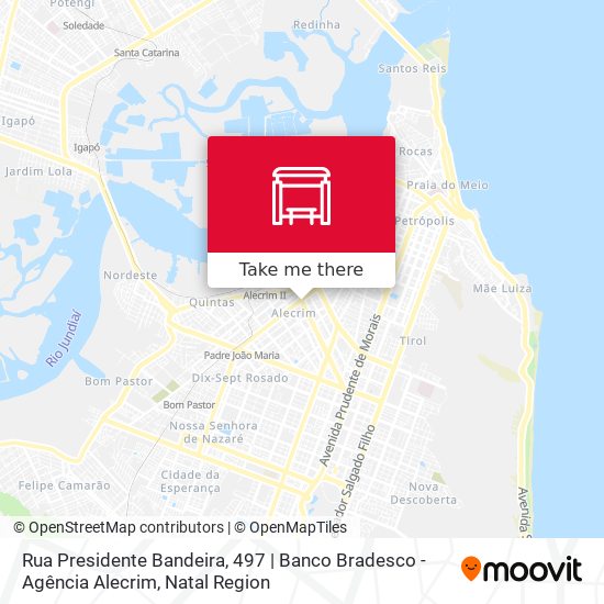 Rua Presidente Bandeira, 497 | Banco Bradesco - Agência Alecrim map