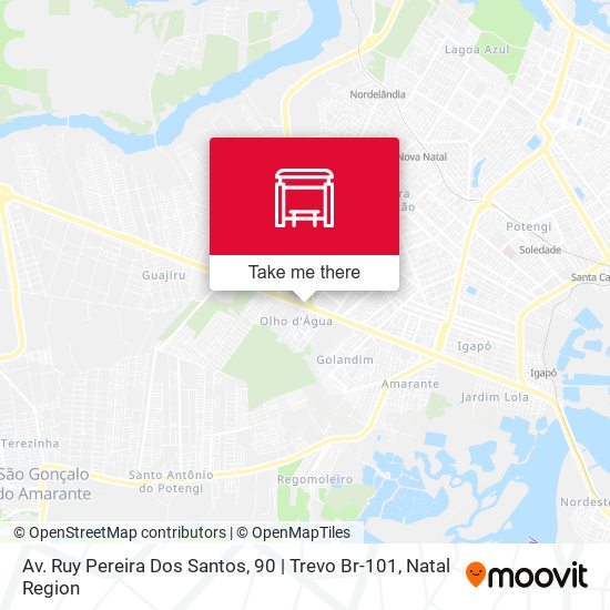 Av. Ruy Pereira Dos Santos, 90 | Trevo Br-101 map