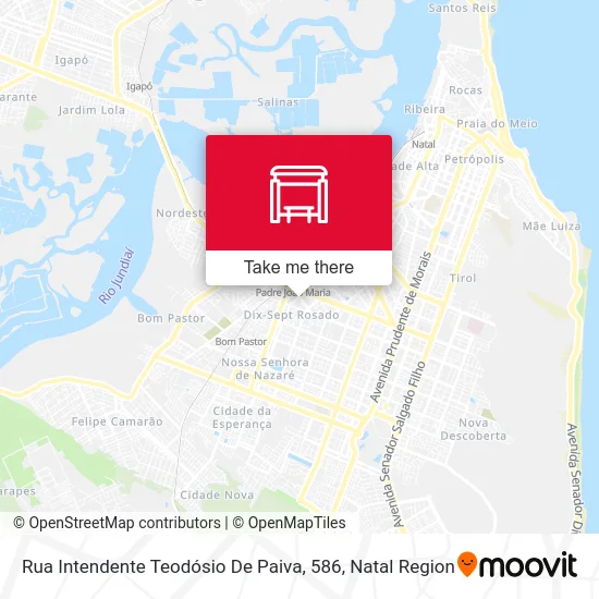 Rua Intendente Teodósio De Paiva, 586 map