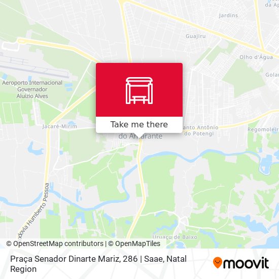 Praça Senador Dinarte Mariz, 286 | Saae map