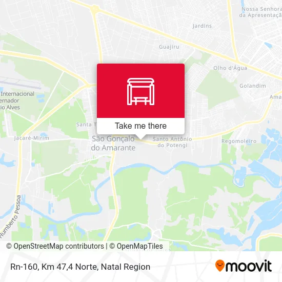 Rn-160, Km 47,4 Norte map