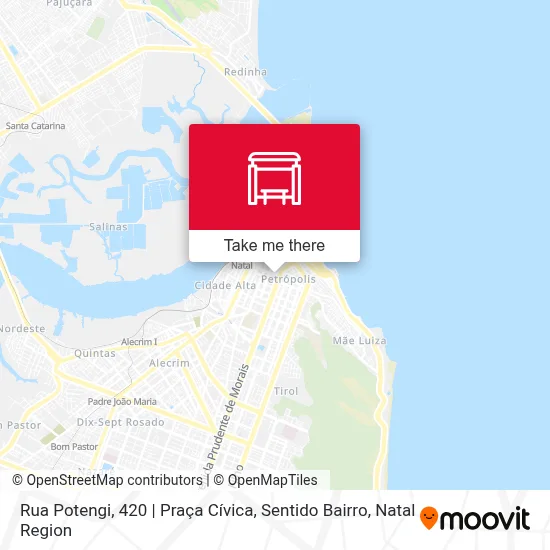 Rua Potengi, 420 | Praça Cívica, Sentido Bairro map
