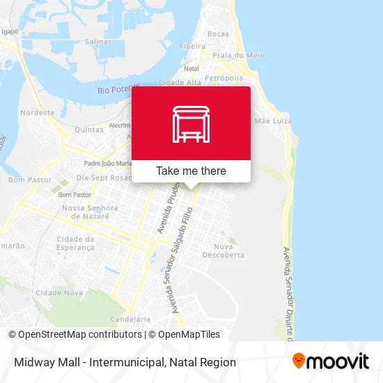Midway Mall - Intermunicipal map