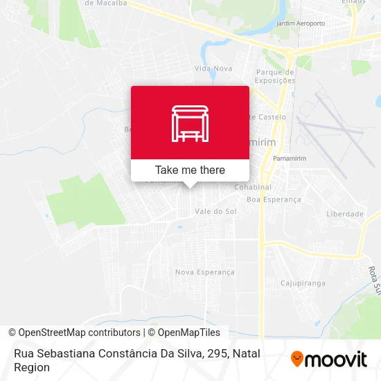 Rua Sebastiana Constância Da Silva, 295 map