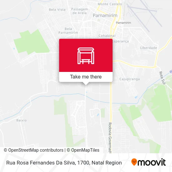 Rua Rosa Fernandes Da Silva, 1700 map