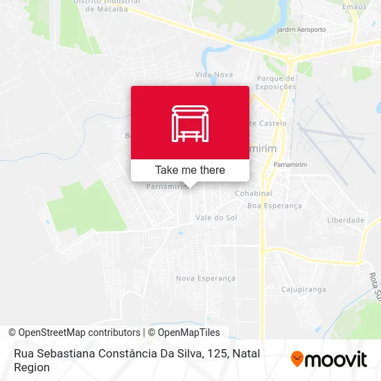 Rua Sebastiana Constância Da Silva, 125 map