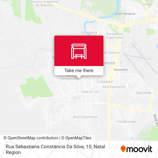 Rua Sebastiana Constância Da Silva, 10 map