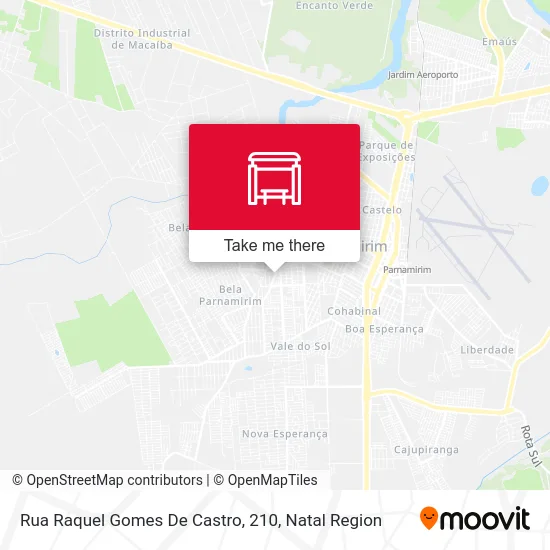 Rua Raquel Gomes De Castro, 210 map