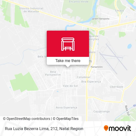 Rua Luzia Bezerra Lima, 212 map