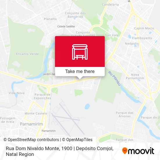 Rua Dom Nivaldo Monte, 1900 | Depósito Comjol map