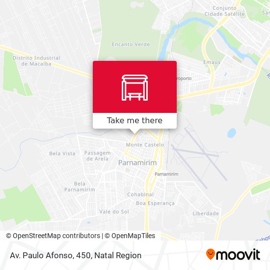 Mapa Av. Paulo Afonso, 450