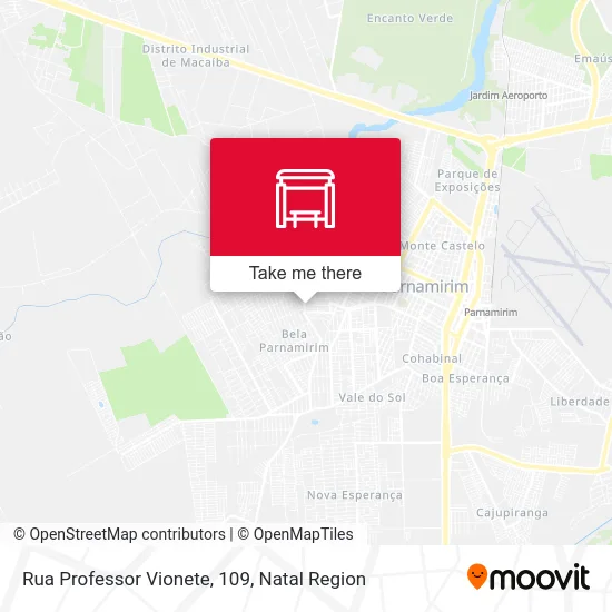 Rua Professor Vionete, 109 map