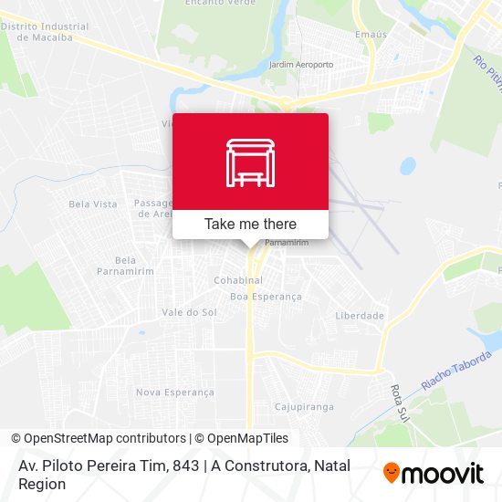 Av. Piloto Pereira Tim, 843 | A Construtora map