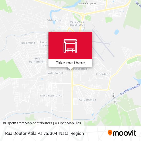Rua Doutor Átila Paiva, 304 map