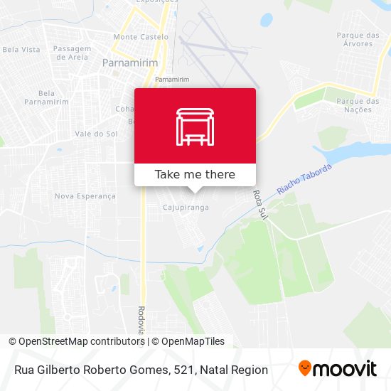 Rua Gilberto Roberto Gomes, 521 map