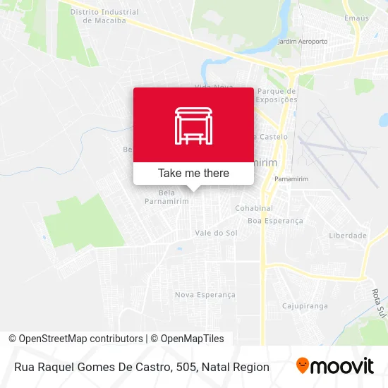 Rua Raquel Gomes De Castro, 505 map